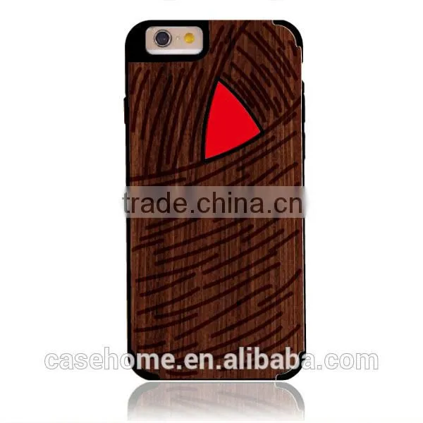 Natural Wood Wooden Hard Case Cover Protect Pattern For Apply Iphone 5s 6