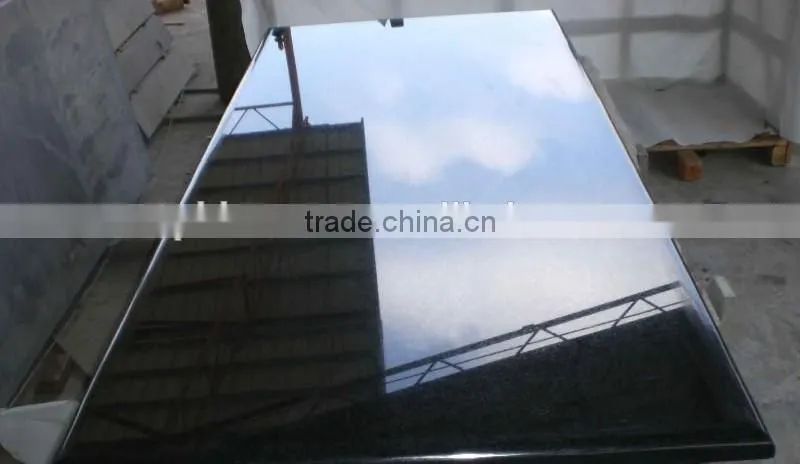 Polished shanxi black granite
