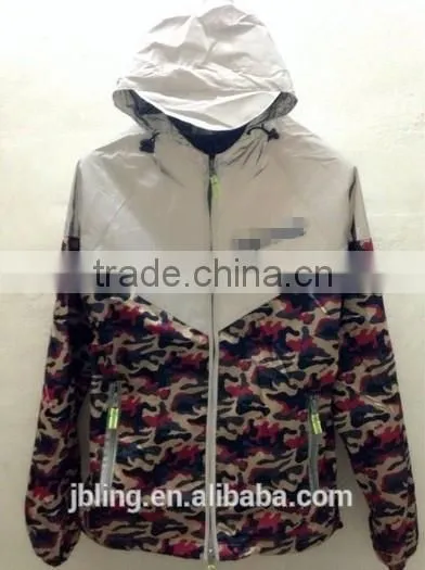 custom 3m relective waterproof hoodies