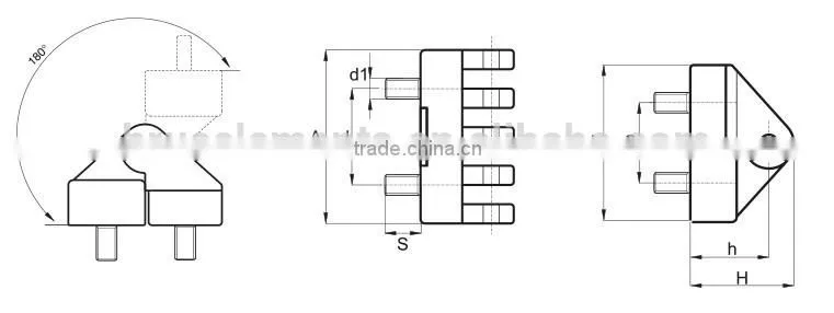 Plastic Combi Hinges BK38.0505
