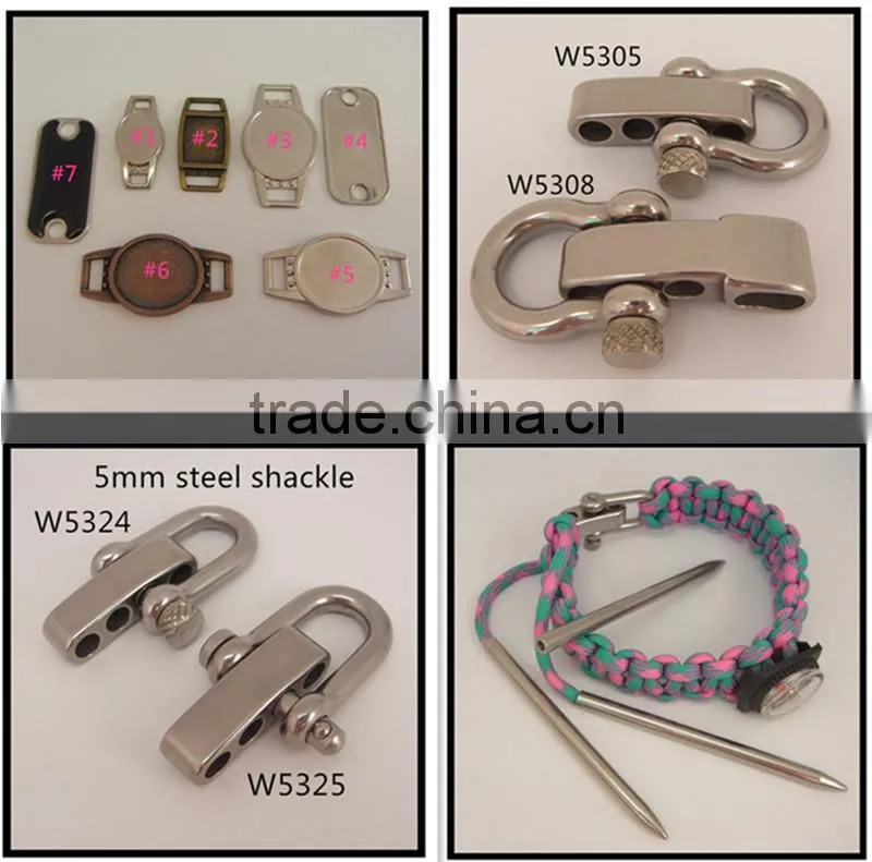 Dongguan JinYu Stainless steel Adjustable bracelet buckle,survival bracelelet adjustable clasp with compass