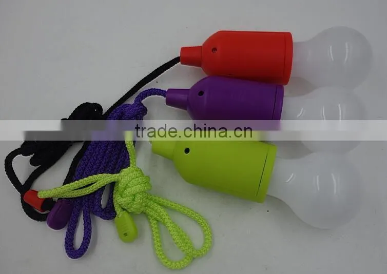 Indoor Color and White Plastic Pull Lamp