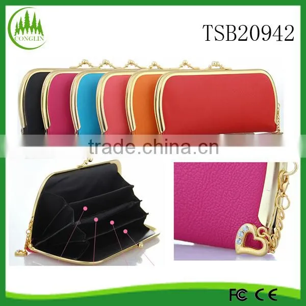 Hot Fashion Women Zipper Clutch Handbag Purse Lady Card Holder Leather Long Wallet