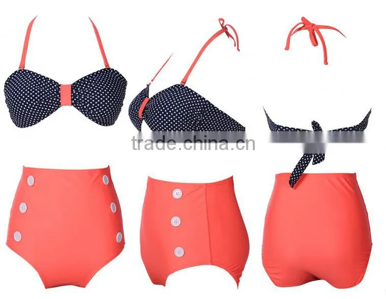 White spot sexy bikini girl
