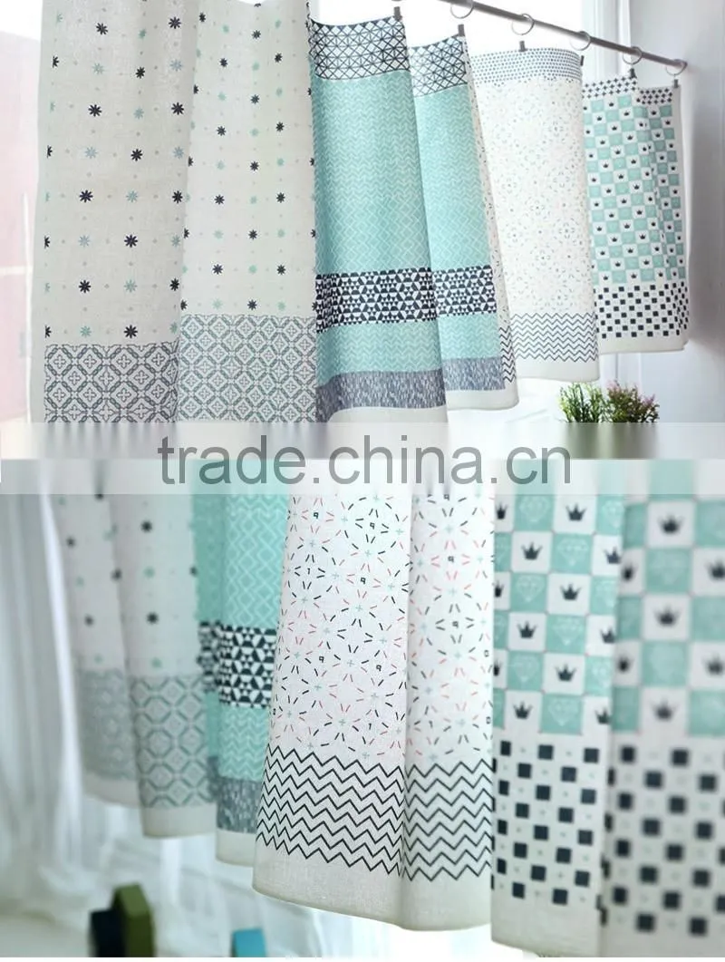 Personality cartoon Linen / Cotton fabric digital printing fabric