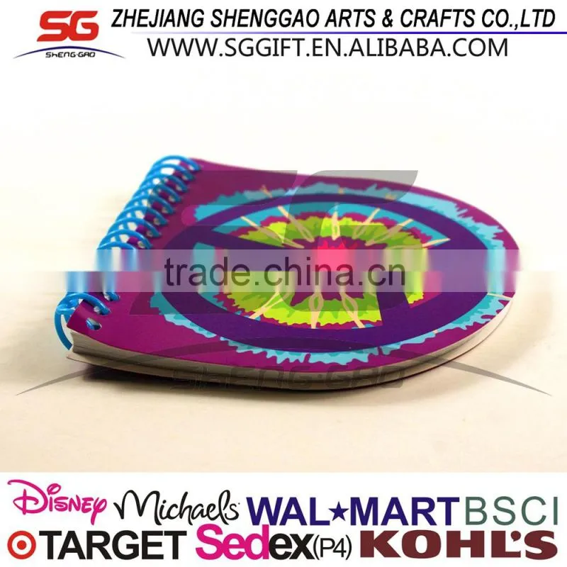 colorful sprial mini notebook