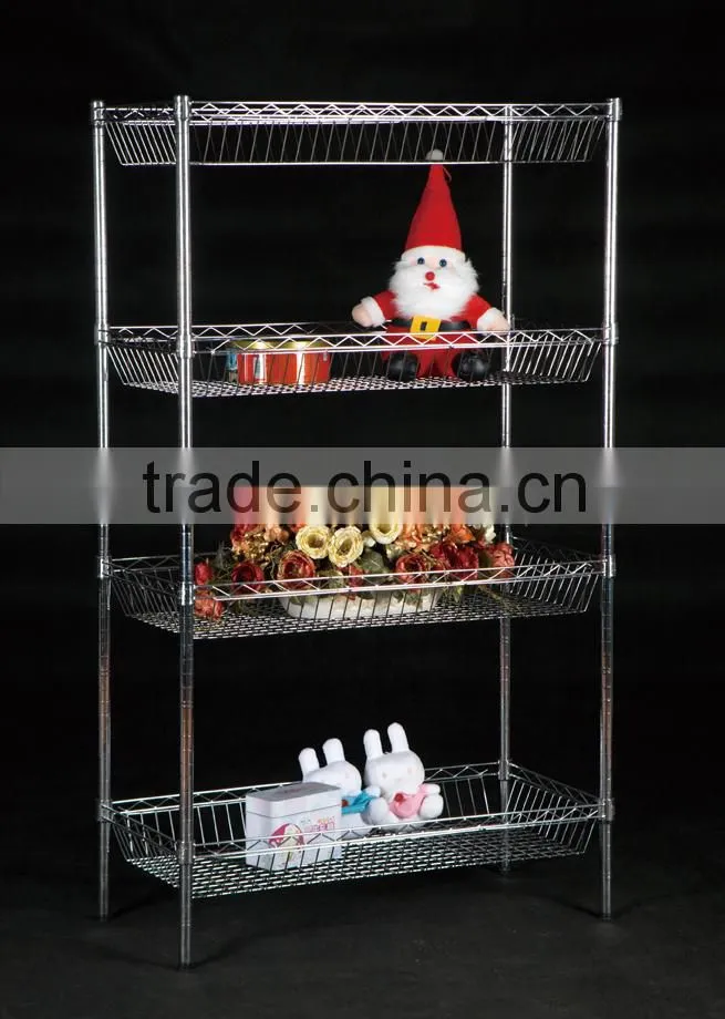 2014 metal mesh wire shelf shelves shelving