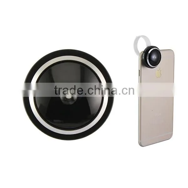 Detachable Circle clip 235 Degree 0.4x Super Fisheye Lens for Smart Phone iPhone 6 ipad Samsung Galaxy S6