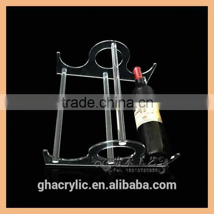 2016 new Fashionable design high transparency wine display &rack for sale