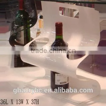 GH-RZ261 High polished Durable and elegant Acrylic Wine Bottle Display Rack