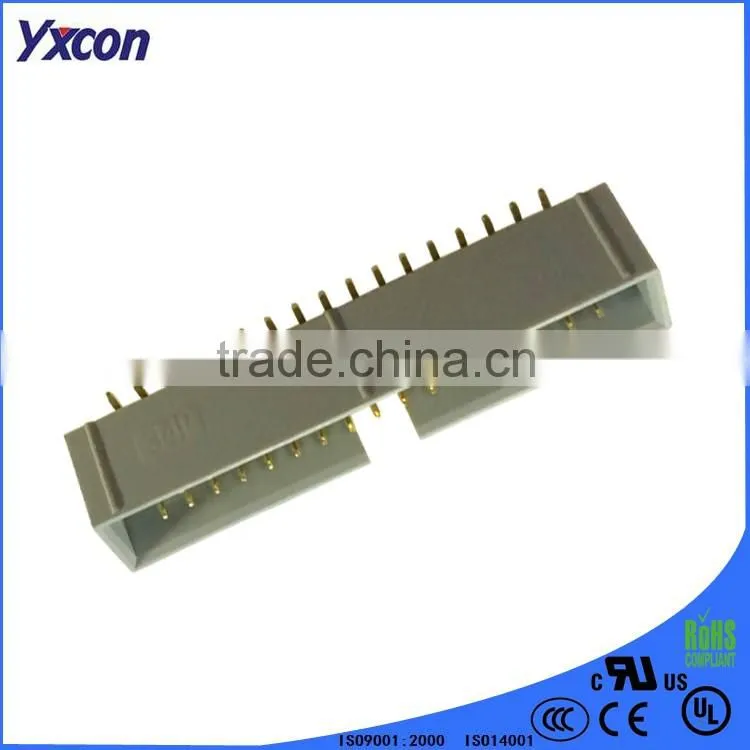 China supplier 2.54mm pitch superior quality double row SMT/ SMD box header connector