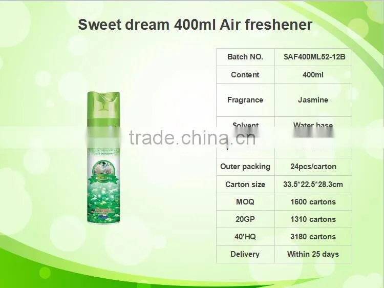 2016 The natural fiber smell freshener spray, best room , air freshener spray