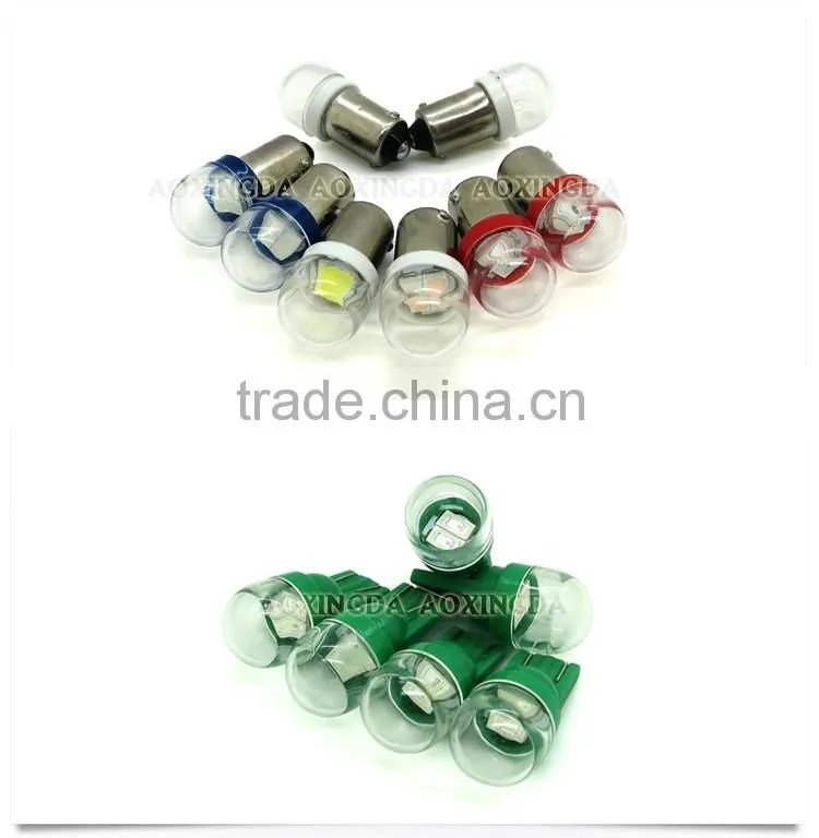 High brightness 2 SMD 5630 clear lens 6.3V pinball LED T10 light bulb