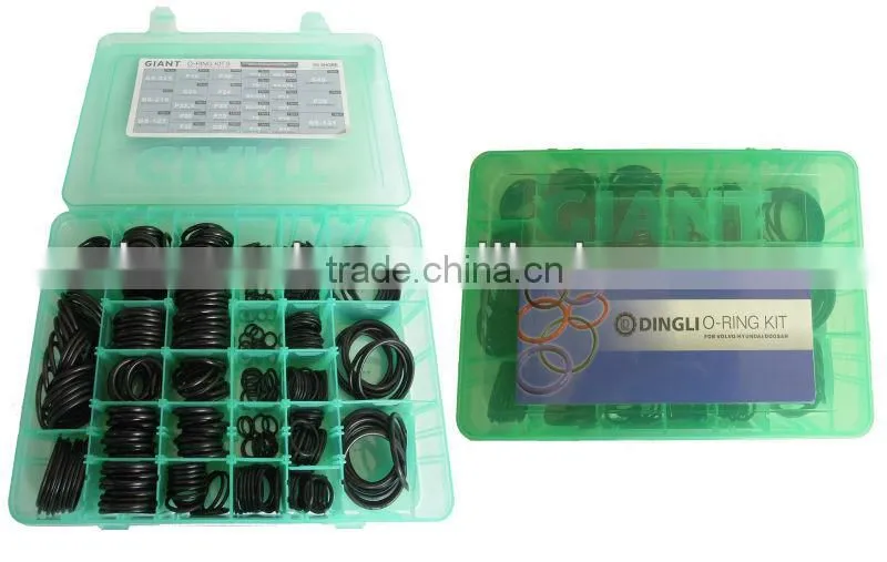 Excavator O-Ring box O-Ring kit for hyundai excavator parts