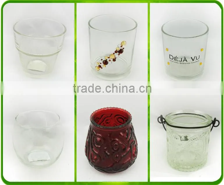 Clear Glass Candle Holder Stem With Lid