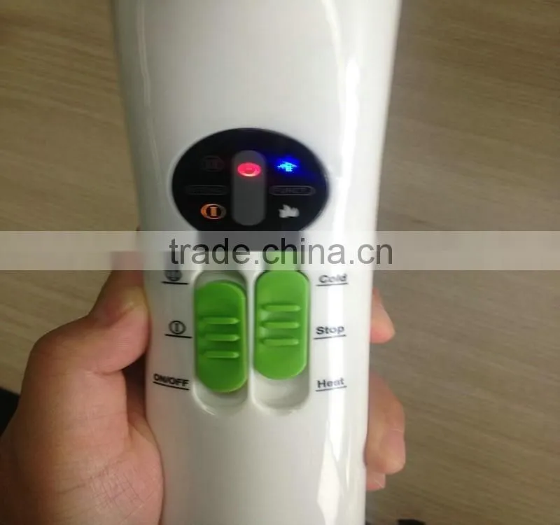 handheld vibrating body massager with cold heat function