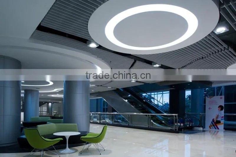 Metal baffle ceiling lightweight water resistant ceiling board