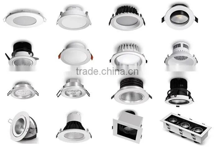 Non Dimmable COB LED downlight 3 years warranty