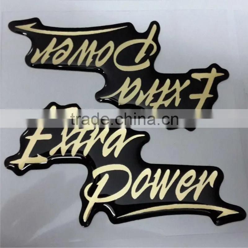 High Quality Hybrid Car Epoxy Dome Logo