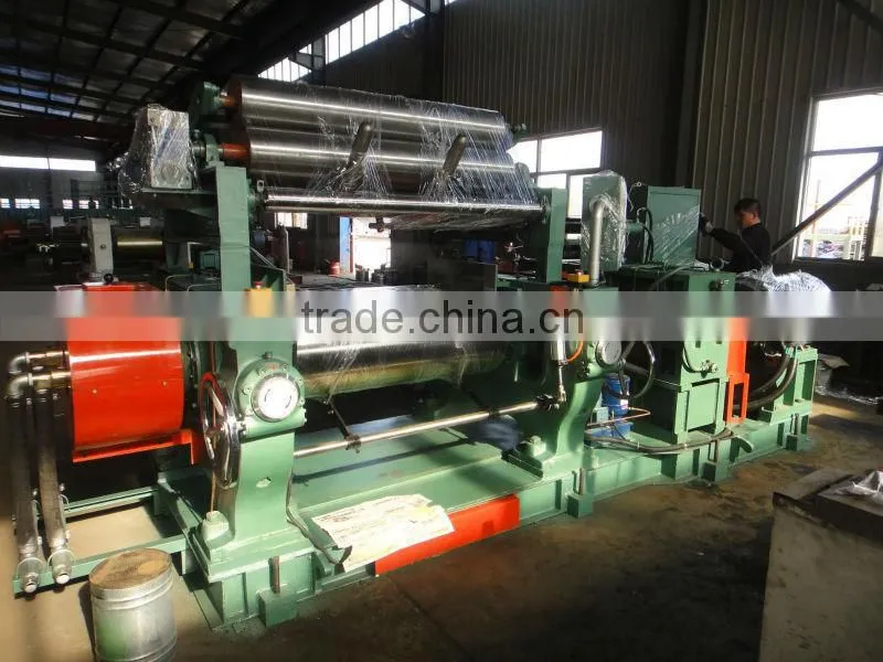 Stock Blender and Cutting Blade Frame-Welded Two Roll Mixing Mill