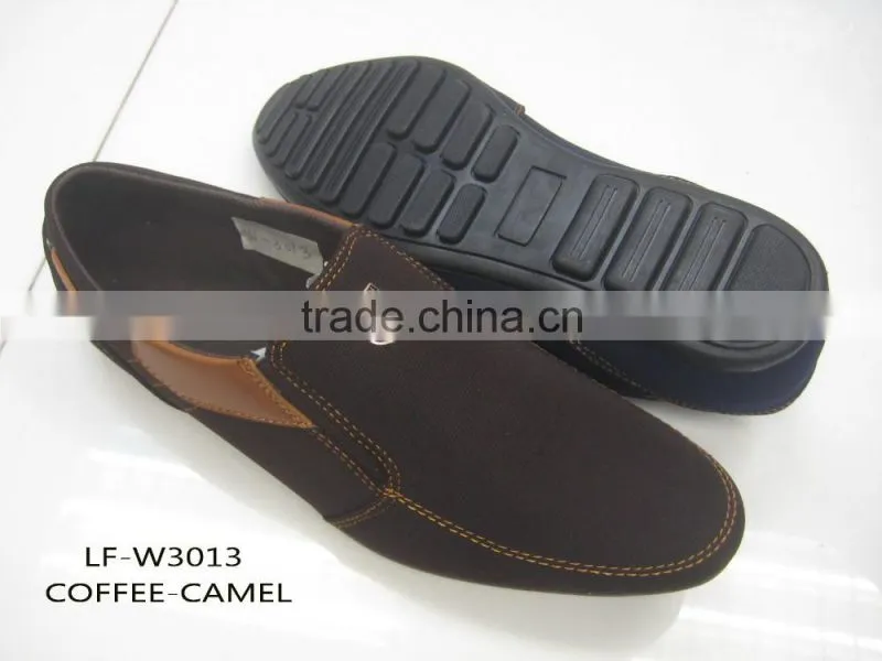 2015 mens hot selling slip-on clothes material shoes