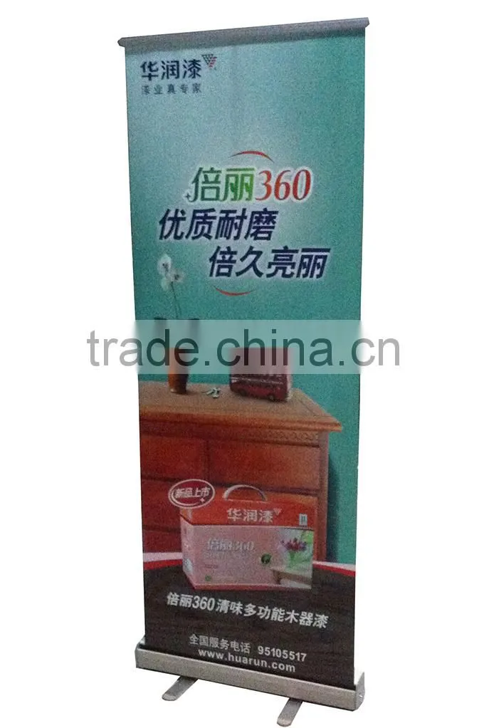 80/85/100/120/150*200cm Roll up Banner Stand, Scrolling Aluminum Pull up Display Stand,