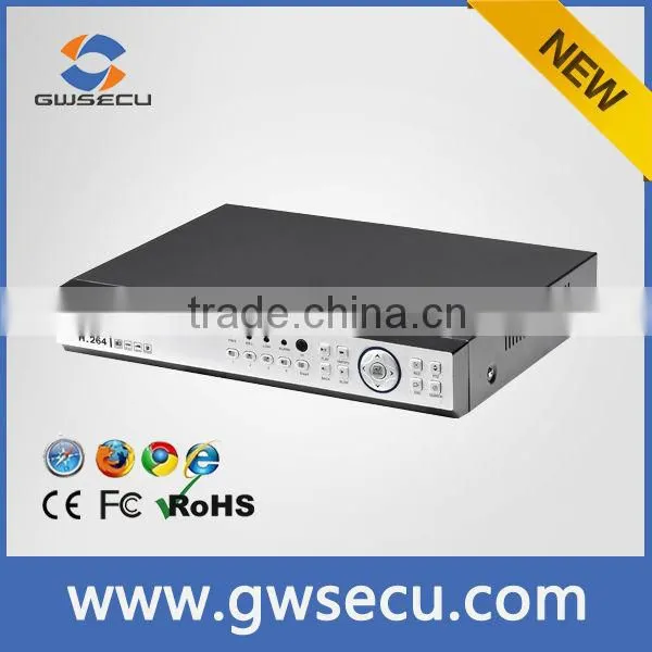 GWSECU dvr cctv 4channel onvif hybrid dvr Max support 4CH AHD 720P real time playback