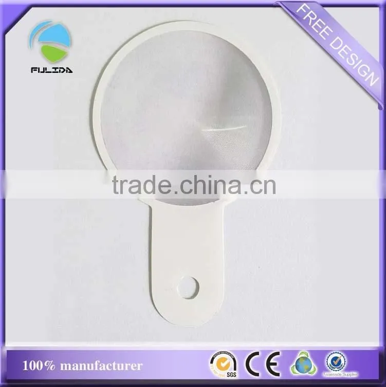 cheaper black pvc plastic handle Science magnifying glass magnifer sheet