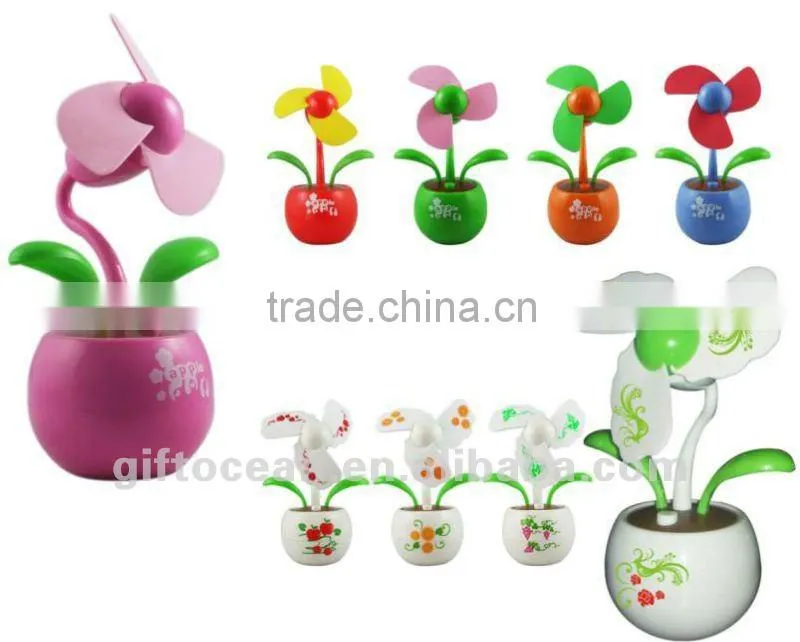 mini safe leafs portable electronic gifts fan
