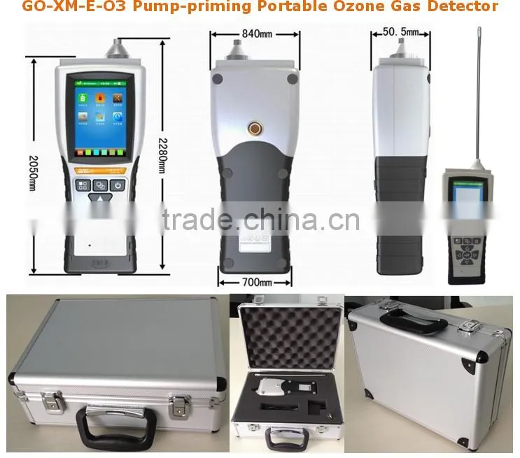 Handheld ozone leakage dissolved water O3 gas analyzer