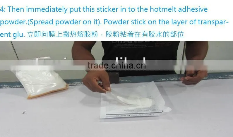 TPU Hotmelt adhesive powders for heat tranfer printing