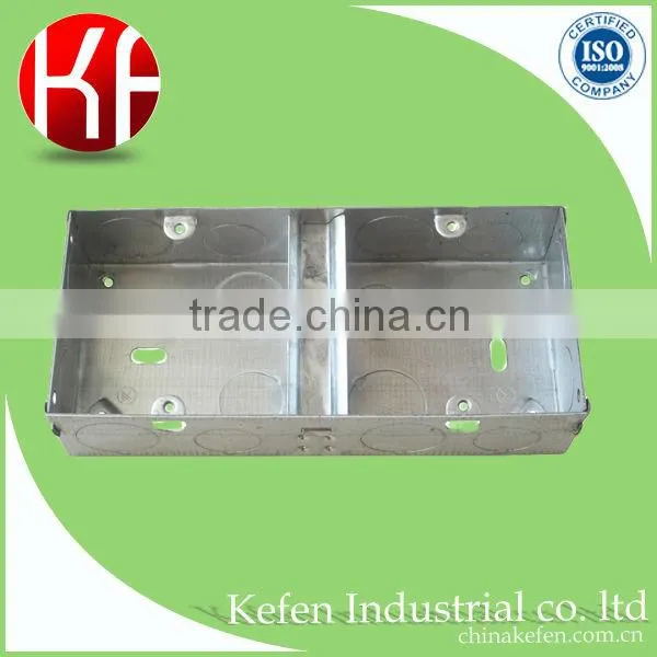 BS4662 3*3 3*6 galvanzed metal box for electricity