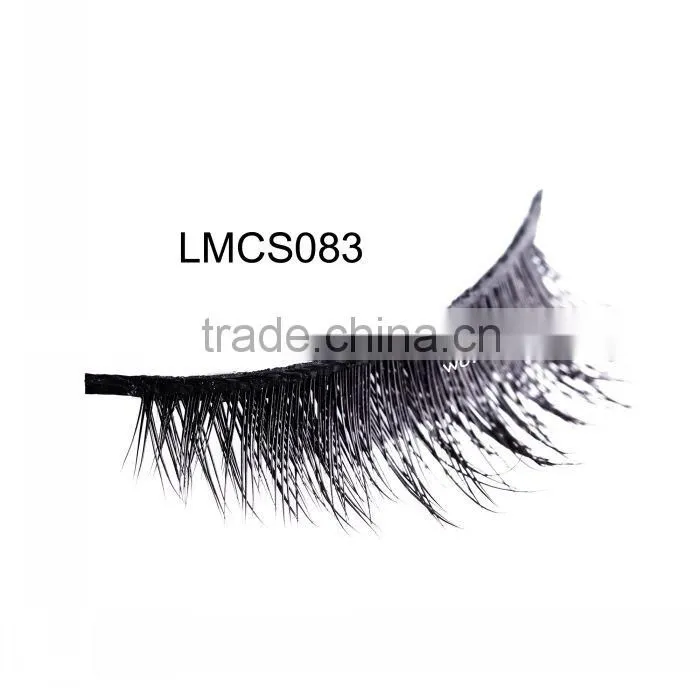 best quality siberian mink fur strip eyelash real mink false eyelash with custom packaging