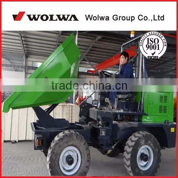 Wolwa GN30 Mini 4x4 wheel hydraulic dumper with self loading system