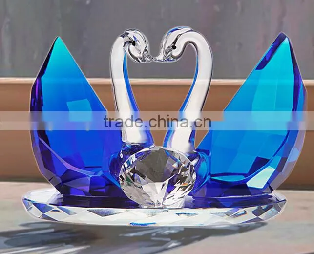 wedding gift new design crystal gift crystal swan