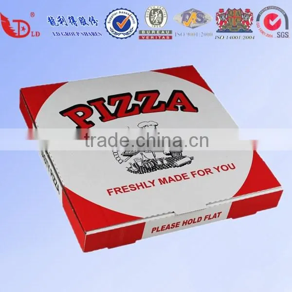 Professional Manufacturer custom easy take types of pizza boxes