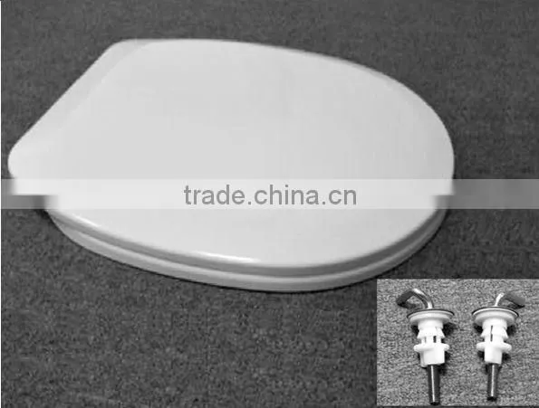 Duroplast WC Toilet Seat Cover With Soft Close Stainless Steel Hinge
