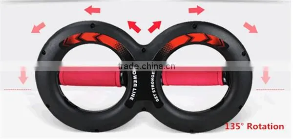 Hot sale fitness equipment Rotate 135 degrees super arms 8 shape arms power exerciser arm exercise equipment