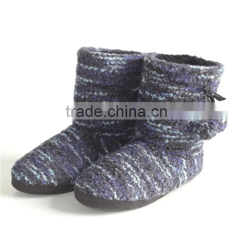 Ladies knitted boot