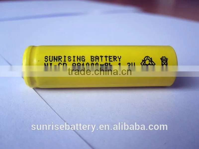 1.2V NI-CD AA1000mAh recharge battery