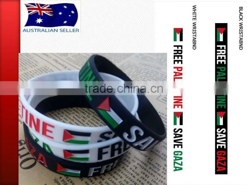 Competitive price Free Palestine Save Gaza Wristband Bracelet ---- DH 17010
