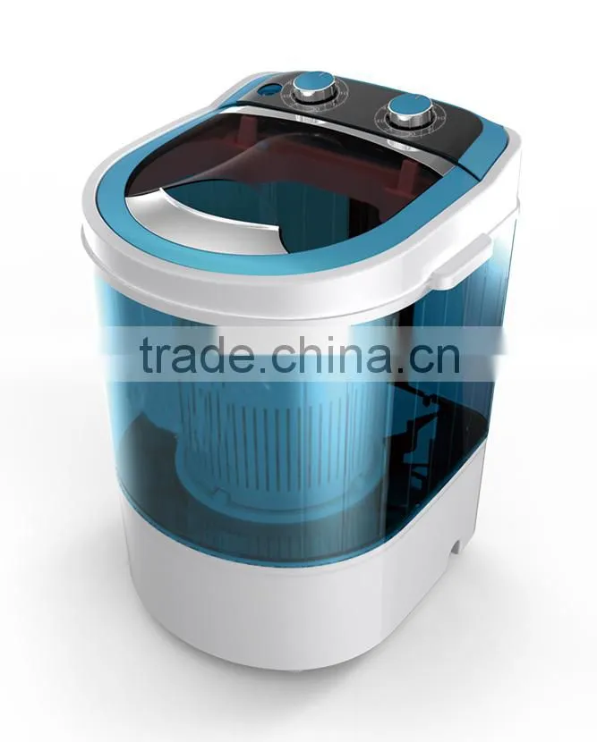 3KG single tub semi automatic mini washing machine clothes washing machine