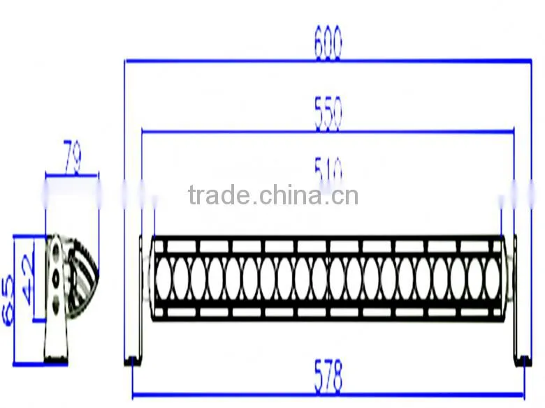 Wholesale 52"inch Straight single row CRE-E Led Light bar 150W Offroad car roof top led light Bar For Truck (5D Projector Lens)