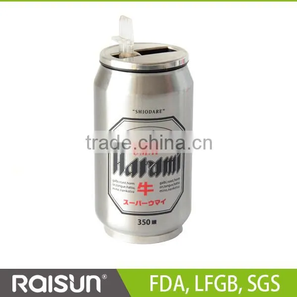 high vacuum food grade double wall stainless steel baby water bottle 280ML 350ML 500ML
