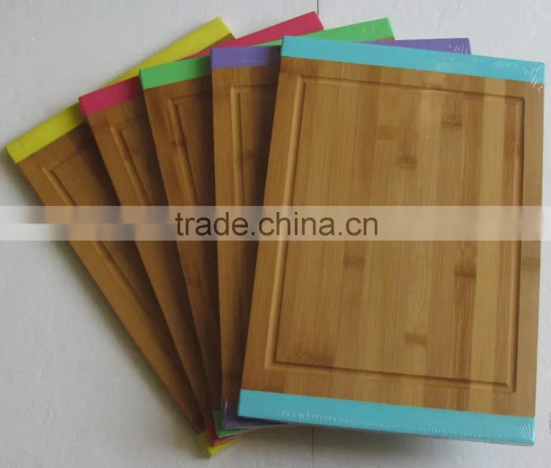 Top sale Silicone bamboo bread cutting board chopping block cutting board with cheap price