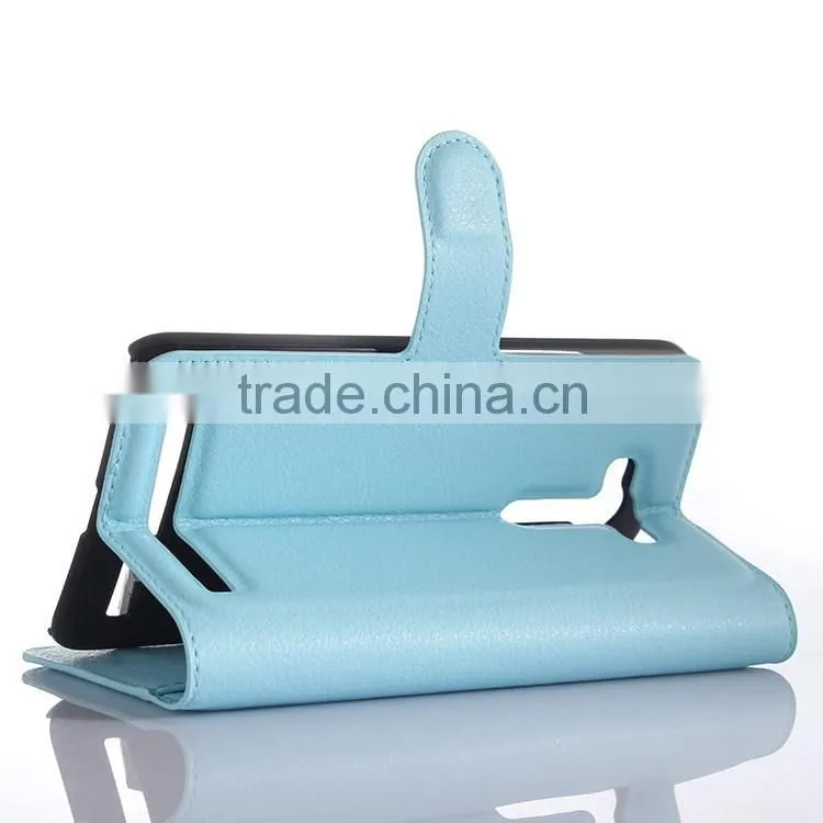Wholesale Price Leather Wallet Flip Case For Asus Zenfone 2 Laser ZE500KL Case