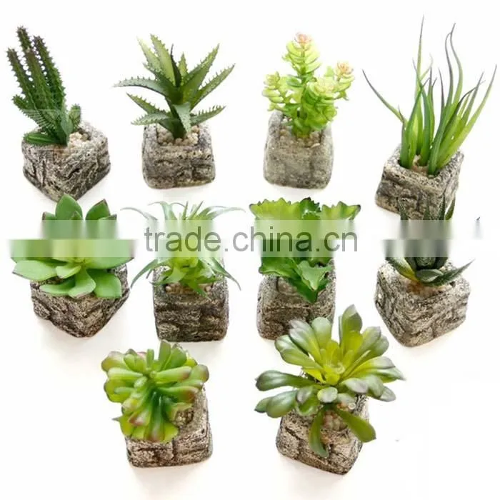 Home Decoration Use NEW Mini Novel Ceramic Porcelain Bonsai Grass Doll Hair Plant Head Planter Gift