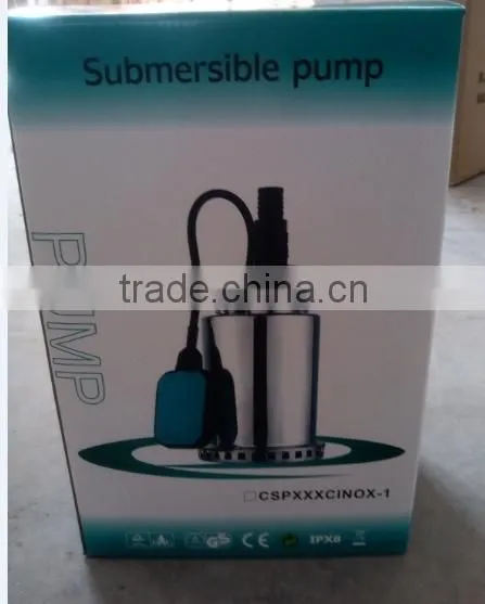 portable and cheap Garden float switch submersible sump pump