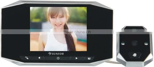 shenzhen factory peephole door wifi camera,support photo/video function