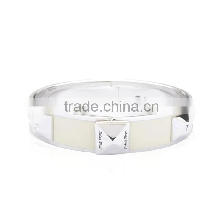 Bangles Belt Buckle Bracelet Metal Women Rose Gold Plated